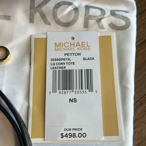 NWT - Michael Kors Peyton Large Quilted Leather Tote Bag - See Video! - Picture 7 of 11